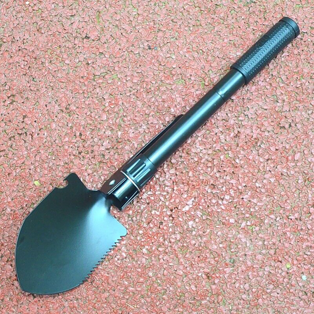 Multifunction Portable Mini Folding Shovel Outdoor Camping Spade Compass UK