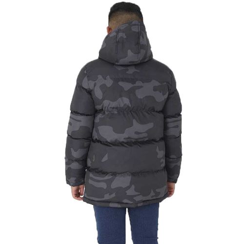 Boys Brave Soul Oakwood Camo Padded School Jacket-1