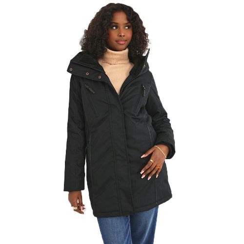 Ladies Brave Soul Vicky Long Coat-1