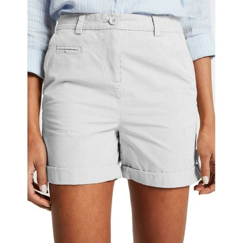 Ladies Pure Cotton Roll Up Chino Shorts - ex Store-3