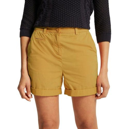 Ladies Pure Cotton Roll Up Chino Shorts - ex Store-4