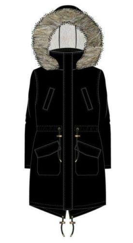 Brave Soul Charlotte Fishtail Parka-4