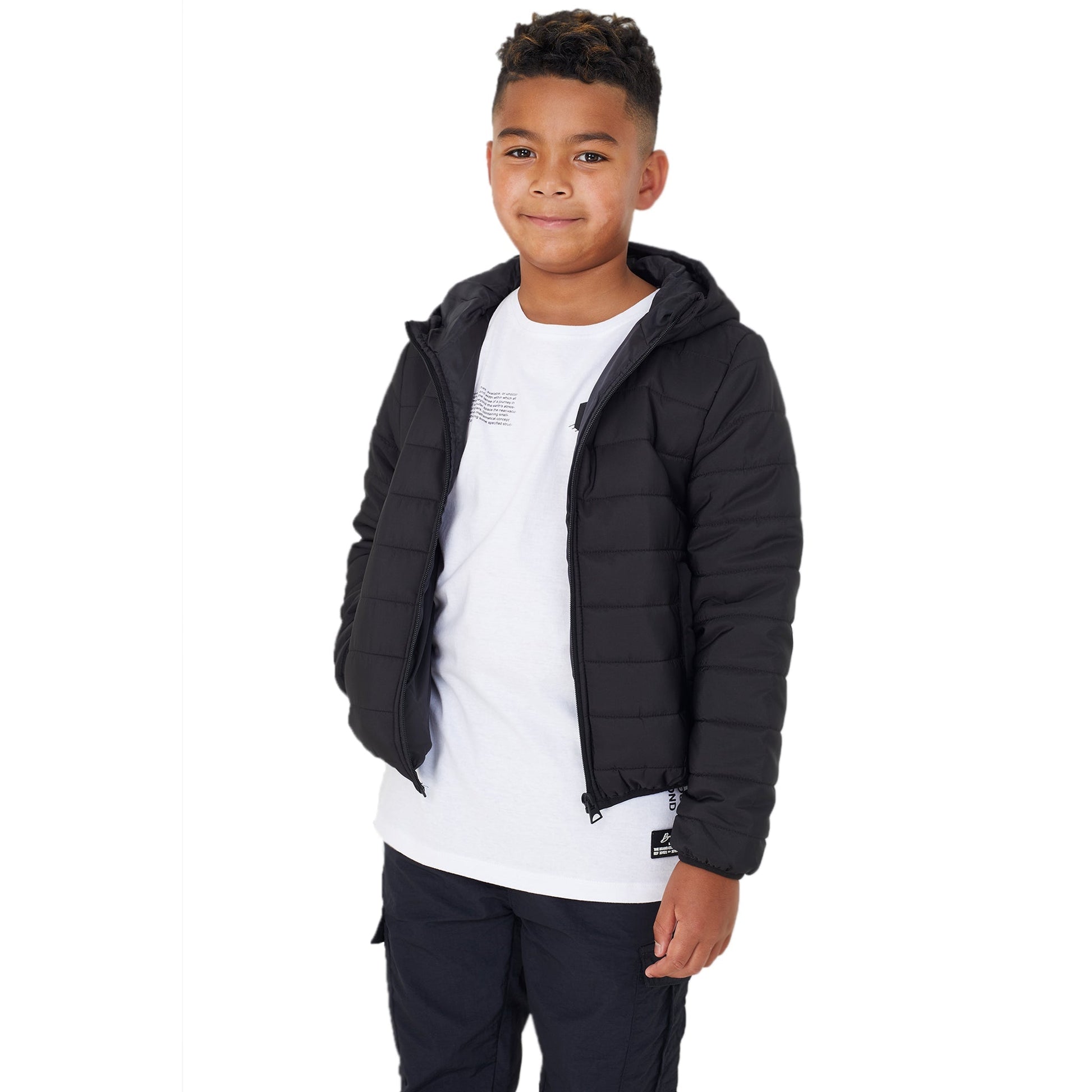 Kids Brave Soul GARSTANG Padded Jacket-2