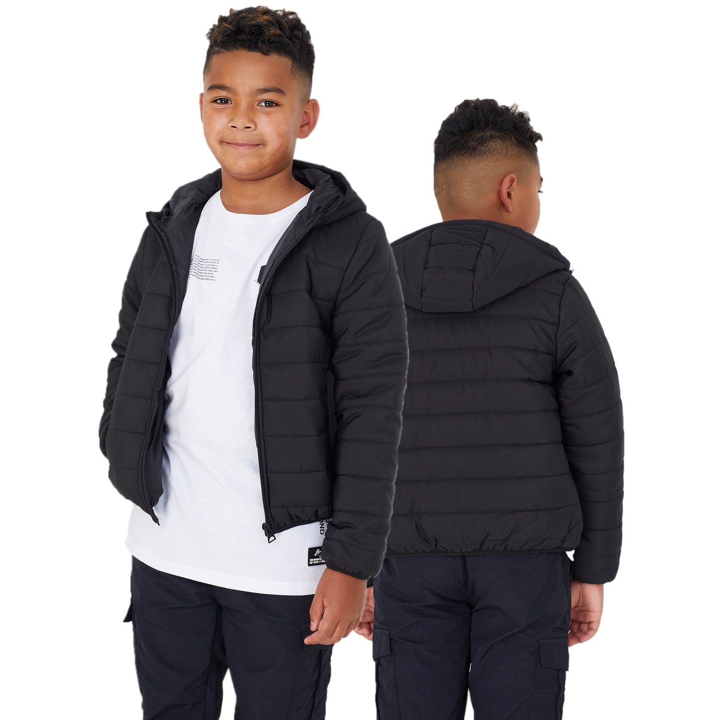 Kids Brave Soul GARSTANG Padded Jacket-3