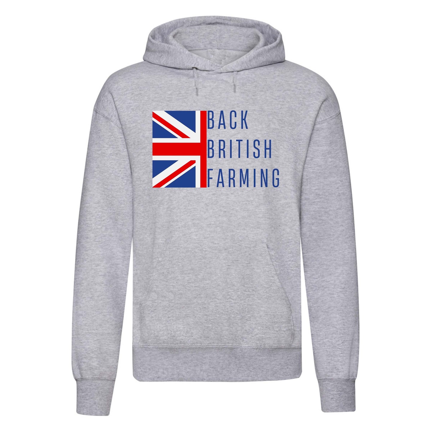 Back British Farmers Printed Hoodie-1