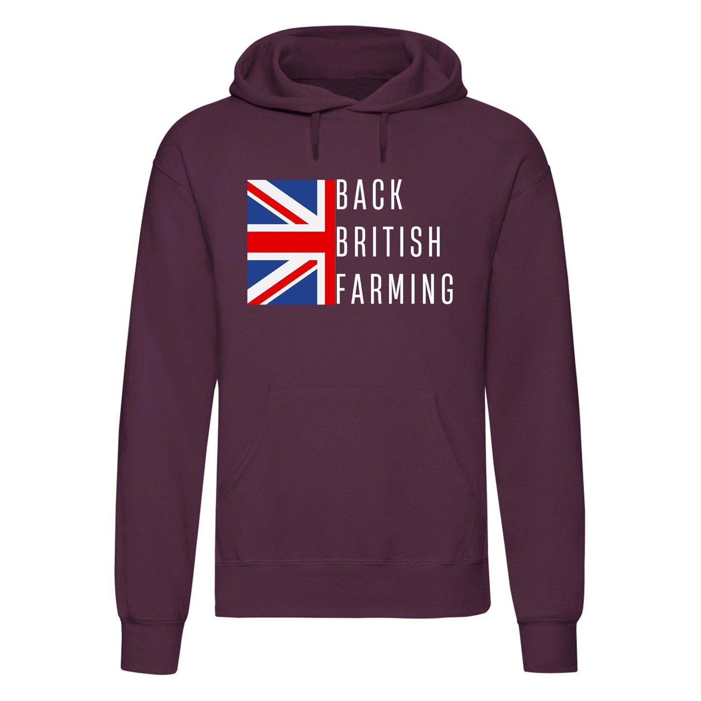 Back British Farmers Printed Hoodie-2