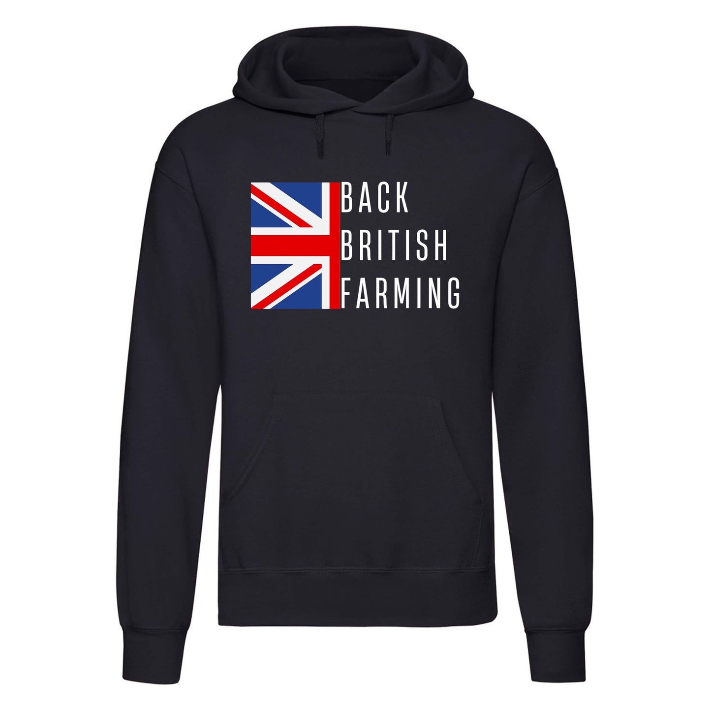 Back British Farmers Printed Hoodie-4