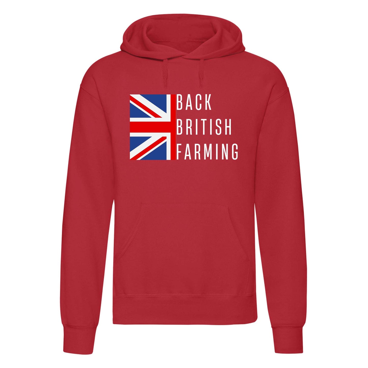 Back British Farmers Printed Hoodie-7