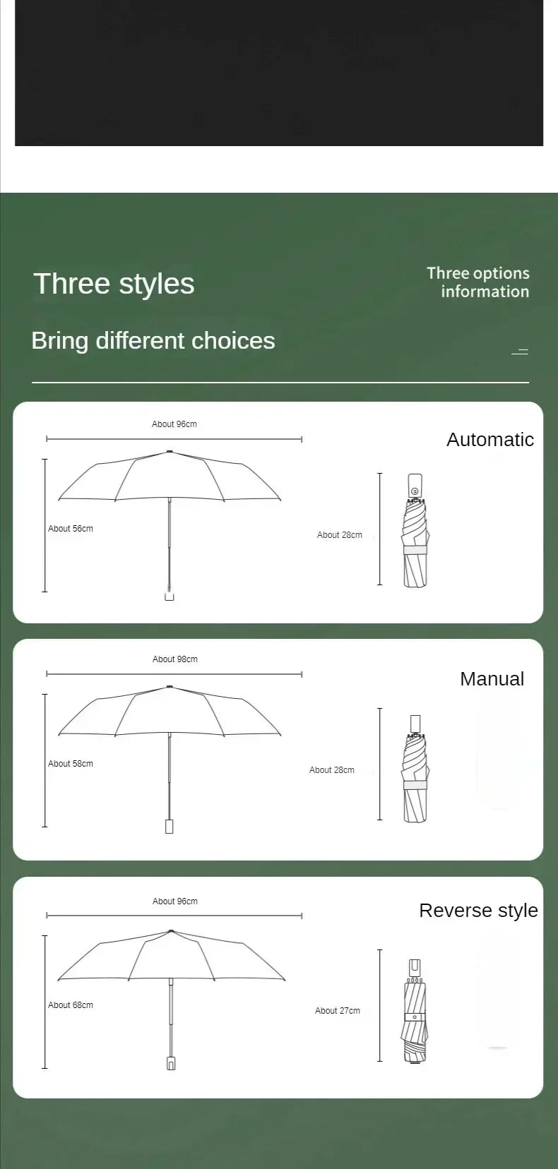 Mini Folding Automatic Umbrella Anti UV Rain Sun Umbrella Fashion Portable Windproof Light Women Men Children Parasol Umbrella