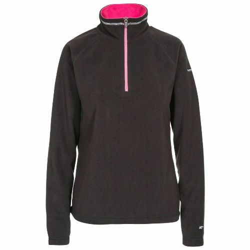 Ladies Trespass Skylar Half Zip Top Fleece Jumper-5