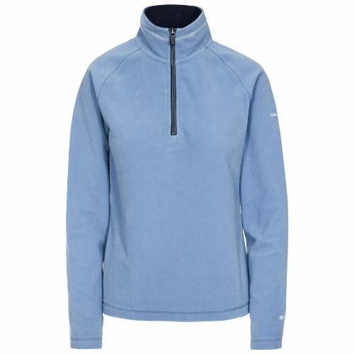 Ladies Trespass Skylar Half Zip Top Fleece Jumper-7