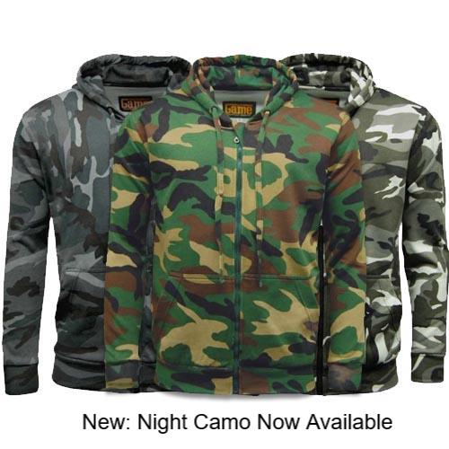 Game Camouflage Zip Hoodie-0