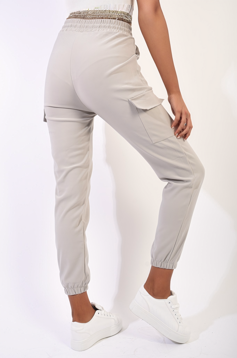 Cargo Pocket Trouser with Drawstring-6