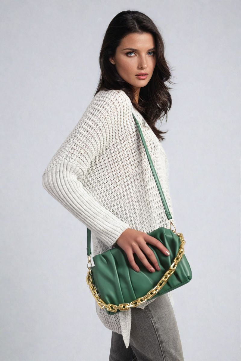 Long Back Knitted Long Sleeve Jumper-5