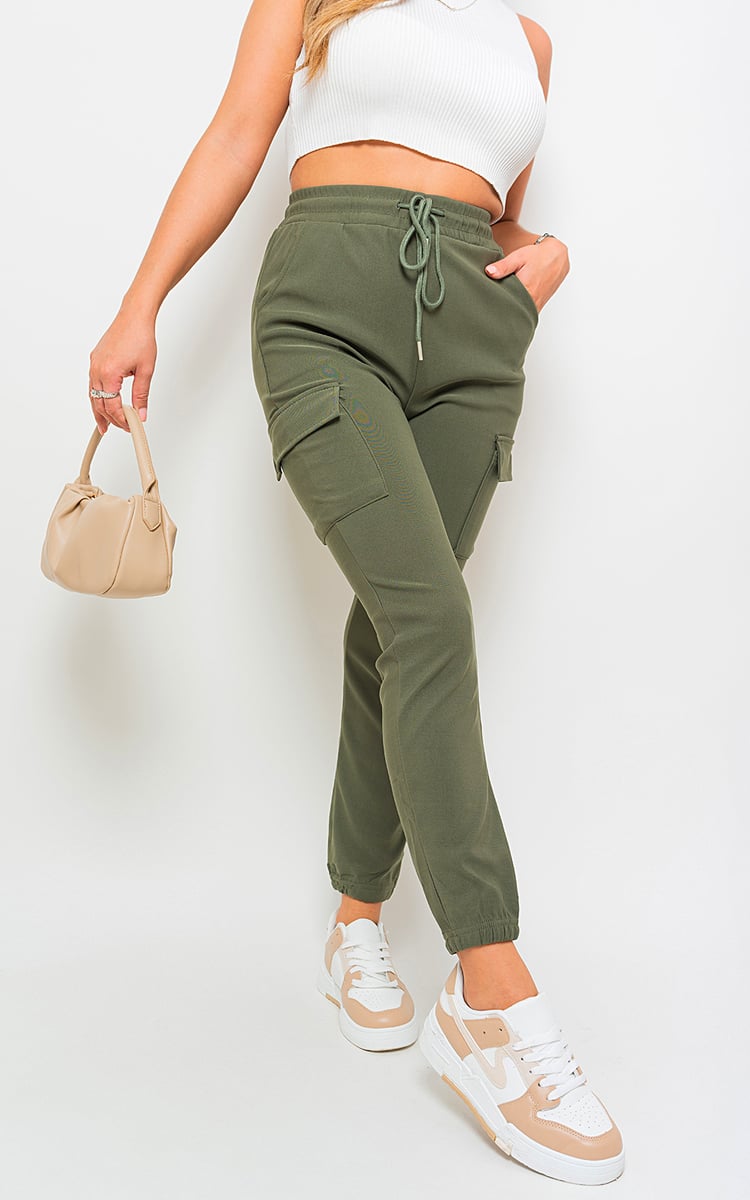 Size Frankie Cargo Pocket Trouser with Drawstring-5