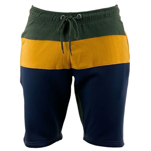 Mens Slim Fit Contrast Fleece Shorts - S010-3