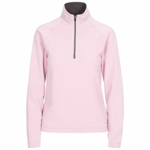 Ladies Trespass Skylar Half Zip Top Fleece Jumper-10