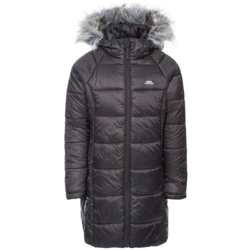 Trespass Girls Elimore Padded Hooded Casual Coat-0